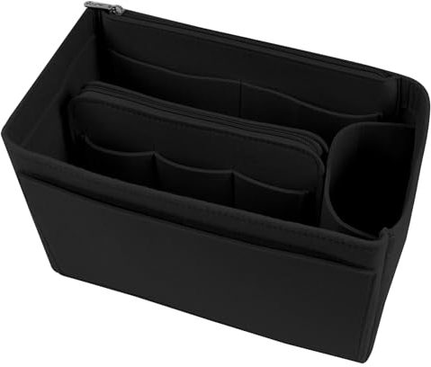 flintronic Handtaschen Organizer, Filz Taschenorganizer Bag in Bag, Taschen Organisator für Frauen Handtaschen, Taschenorganizer Handtasche, Taschen Organizer mit Innentaschen für Handtaschen -M