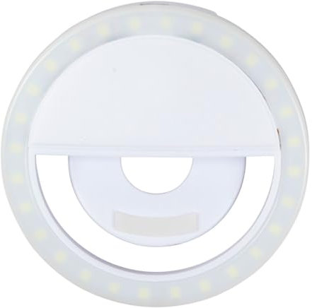 ITENSE - Anneau lumineux, anneau lumineux téléphone - Anneau lumineux selfie - Offre un meilleur éclairage pour vos photos - Câble inclus - Facile à utiliser - Compatible avec tout types de téléphones