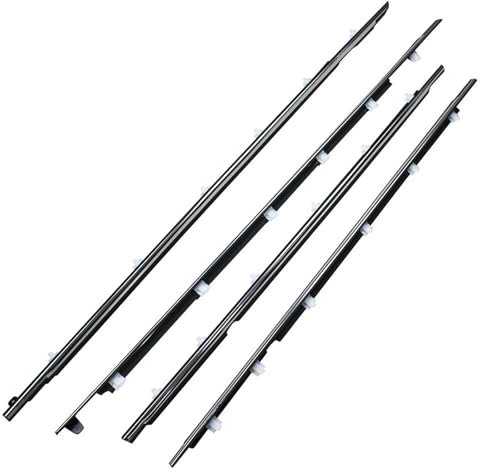 BEUTEE Kantenschutz 4PCS Für LX450 1991 1992 1993 1994 1995 1996 1997 1998 Äußere Windows Gummi Dichtungs Tür Abdichtung Gürtel Moulding Trim Gummidichtung