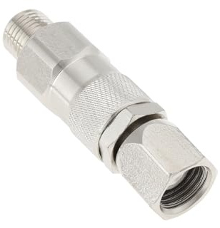 EMSea 1 x Drehgelenk, Hochdruckreiniger, Drehgelenk, 66,2 x 16,9 mm, für Airless-Sprühgeräte, Schlauchverbinder, Edelstahl-Spritzpistole, Drehgelenk