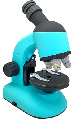 Vision Kids Microscope 360° avec lumière LED, Jouet éducatif Scientifique pour débutants, Exploration et découverte