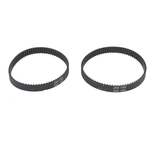 Keilriemen 2-teiliger Zahnriemen 2GT/2M Breite 6mm Umfang 140 142 150 160 180 mm Für Staubsauger Antriebsriemen(2M140)