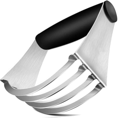 Dough Blender Stainless Steel Pastry Cutter, Heavy Duty Dough Cutter for Pasta, Pie Crust and Cake