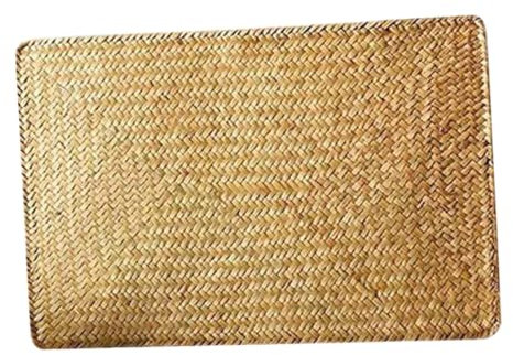 CONGARTENO Tovaglietta Intrecciata Rettangolare in Mazzasul, Stile Rustico, 36x26cm, Protegge Tavolo, per Cucina e Ristorante