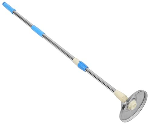 Ipetboom Manche à Balai Robuste et Facile à Utiliser en Acier Inoxydable Renforcé Rotatif Design Télescopique pour Nettoyage Domestique