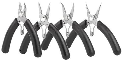 Boddceto Schmuckzangen-Set zum Basteln und Reparieren, Schmuckzangen-Kollektion, Tragbare Zangen-Werkzeuge Zur Schmuckherstellung