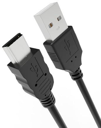 Bicmice Cordon de microphone compatible avec microphone USB Blue Yeti, Blue Yeti Pro, Blue Snowball iCE USB A vers Mini-B USB pour microphone Blue Yeti - 1 m.