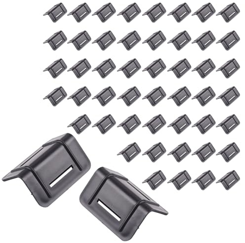 PHMING 50 Stück Kantenschoner L-Form, Kantenschutz Schwarz | PP-Material Kantenschutz Spanngurte, für Transport, Logistik, Behoben, Nur 2 MM Dick