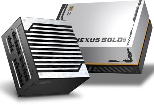 GOLDEN FIELD 650W Power Supply, 80 Plus Gold Fully Modular ATX 3.1 PCIe 5.1 PSU, LLC+ DC-DC+ Active PFC+ ECO Mode, 650 Watt Gaming PC PSU with Native 12V-2x6 Cable for RTX 5060/Ti RX 9060/XT