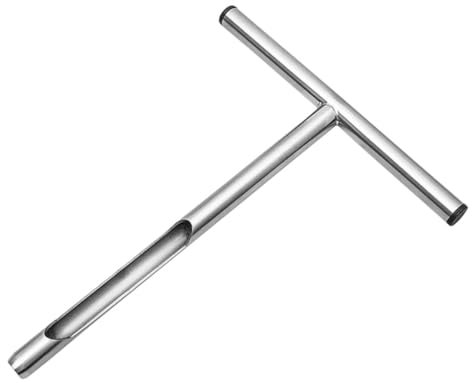 Toddmomy Échantillonneur de Sol en Acier Inoxydable à Poignée en T pour Jardinage et Pelouse Outil Prélèvement Sol 52x25 Cm Solide et Portable pour Analyses et Entretien