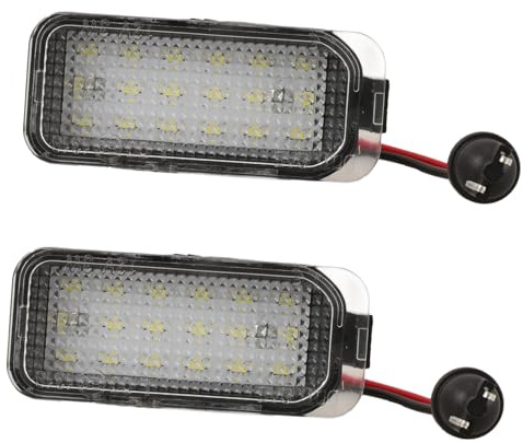 TIDTALEO 2pcs Led License Plate Light Truck Accessories for Fiesta Focus C-max Plate Lights Replacement