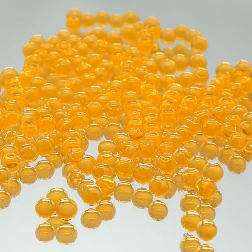 VICZON Wasserperlen 10000 Stücke Wasserperlen für Pflanzen, Gelperlen für Blumen und Pflanzen, Wiederverwendbare Water Beads für Heimwerker,Dekoration,Pflanzenfüller, Orange
