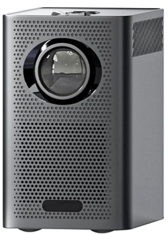 Harewtwy S30MAX Android WiFi 4K Proyector Inteligente con WiFi Bluetooth Pocket 4K 9500L Android 10.0 Proyector con Enchufe UE Negro