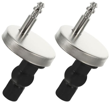 Alipis Set 2 Pezzi Fissaggi per Cerniere Sedile Wc in Acciaio Inox Dadi in Gomma Espandibili Kit Bulloni per Sedile Water Quadrato Accessori Bagno per Installazione Stabile e Veloce