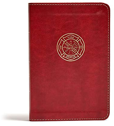 CSB Firefighter's Bible, Red Letter, Presentation Page, Articles, Study Helps, Prayers, Full-Color Maps, Easy-to-Read Bible Serif Type