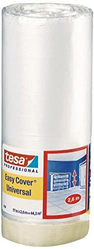 Tesa Easy Cover 4368 Premium Malerkrepp (mit Abdeckfolie 17 m:2600 mm) 04368-00007-03