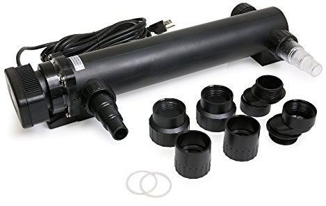 OXYFUL 36W UV Ultraviolet Light Clarifier Filter – 20 Non-Submersible Lamp for Koi Ponds, Fish Tanks, and Aquariums