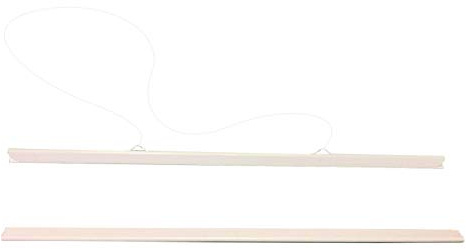 picturehangingdirect.co.uk poster hanger WHITE Strips + clear cord Snaps maps drawings Poster Grippers A0 A1 A2 A3 A4 1 M (A0 Landscape (1top+1bottom))