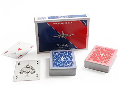 dal Negro- Ramino Aeroclub Carte Gioco, Multicolore, 024132