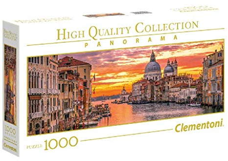 Clementoni - 39426 - Collection Age 14+ Panorama Puzzle for Adults and Children- The Grand Canal - Venice - 1000 Pieces