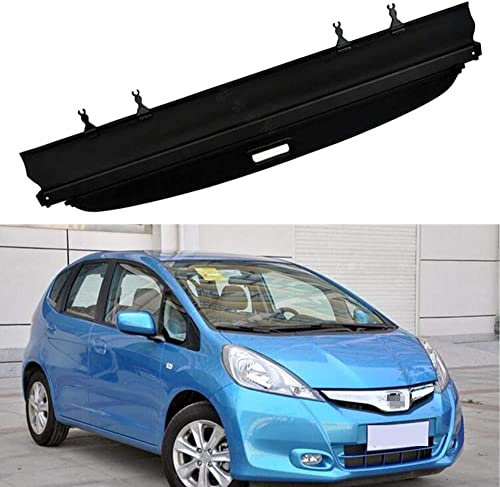 AUJAN Auto Einziehbare Hintere Kofferraum-Hutablage für Honda Jazz Ⅱ 2008-2015, Kofferraum Ablagen Schutz Abdeckung Cargo Cover Auto Laderaumabdeckung