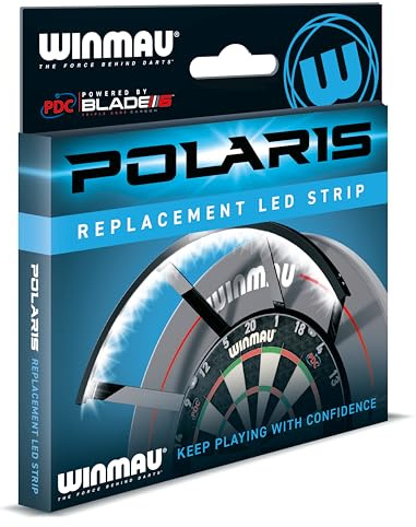Winmau Polaris Dartscheibe Licht und Zubehör