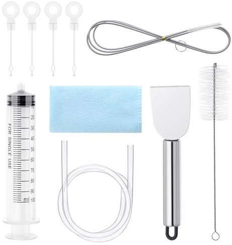 10 Piezas Cepillo FrigoríFico Kit, Juego de Limpieza para Frigorífico, Set de Cepillos para Frigorífico con Toalla, Herramienta de Limpieza de Frigoríficos para Cocina Hundir