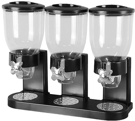 Bänkspannmålsdispenser - garderob matdispenser, trippel spannmålsdispenser