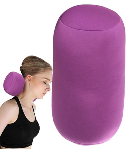 Mikroperlen Kissen, Nackenschaum-Rollenkissen, Nackenstützendes Rundes Kissen, Röhrenförmiges Mikrokügelchen-Nackenkissen Zur Nackenstütze, Weiches, Stützendes Rückenkissen, Nackenrolle Für Yoga
