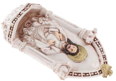 TOGEVAL Statue Religieuse Résine Du Sacré-cœur De Jésus Ornement Catholique Pour Décoration Intérieure Et Première Communion