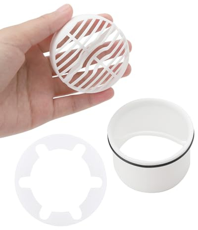 KQDRAVINE Juego de colador de pelo y tubo de inmersión para desagüe de ducha, filtro de pelo, desagüe de ducha, juego de colador para desagüe de ducha, compatible con desagüe. 6960, 6961, 6962, 6963