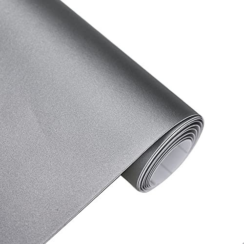Vinilo Para Coche Pegatinas de automóvil Satinado Matt cepillado lámina negra auto mate mate envolturas de automóviles de película calcomanía de vehículo 10x100cm 30x100cm Vinilos Para Coches(Gray Car