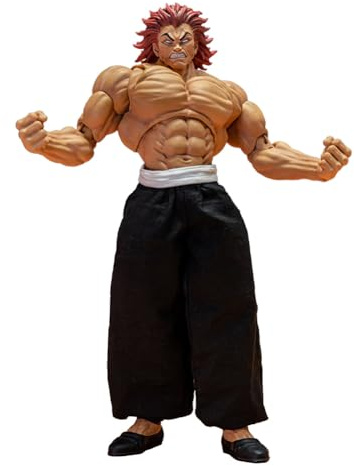 Pinloo Hanma Yujiro Figur Hanma Yujiro Actionfigur - 18cm Cartoon Charakter Action Figuren PVC Modell Statue Desktop Dekoration Ornament Geschenke