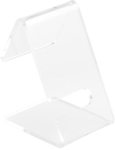 Abaodam Uhrenhalter Acryl Transparent 4 Stück Uhrenständer Für Armbanduhren Und Armbänder Uhrendisplayhalter Mit Rutschfester Unterseite Für Schaufenster Und Schminktisch