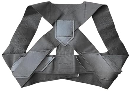 Stock Líder Rygghållningskorrigerare, kroppskorrigerare, rygg, justerbar, gördel, axlar, topp, hållning, stöd, ergonomisk, osynlig, lätt, andas, unisex (medium)