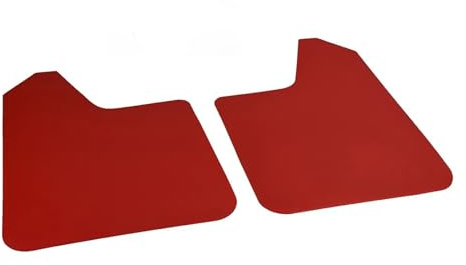 Parafanghi Auto Per Rally Per Sport Paraspruzzi Universali Paraspruzzi Parafango Anteriore Posteriore Per Auto Pickup SUV Furgone Camion Parafango(2pcs-set Red)