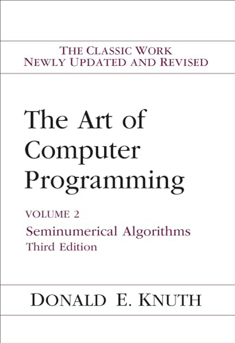 Art of Computer Programming, Volume 2: Seminumerical Algorithms, Volume 2