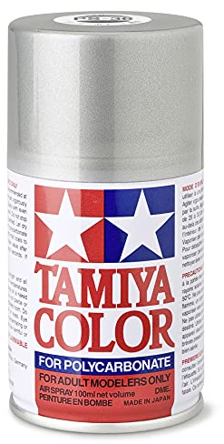 Tamiya 86036 PS-36 Translucent Silber Polyc. 100ml - Sprühfarbe für Plastik- und RC Modellbau, Modellbau und Bastelzubehör, Sprühfarben für den Modellbau