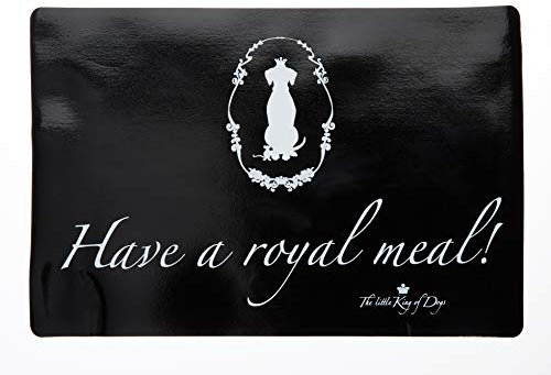 TX-24472 Place Mat King Dog 44×28 cm Black-White