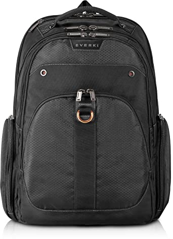 Everki Atlas Business-Laptoprucksack 32 L für 13–17,3 Zoll – ergonomischer, reisefreundlicher Notebook-Rucksack mit anpassbarem Laptopfach – schwarz