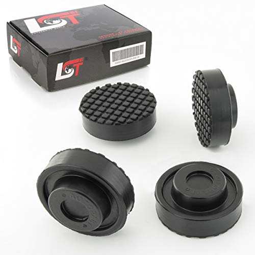 LST 4x Adapter Wagenheber Aufnahme Hebebühnen Gummiauflage Gummi Ø 64x28mm kompatibel mit BMW