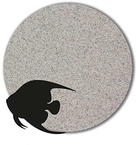 Anbobo Müller GmbH - Aquarium Sand/Aquarium Kies - 25 KG - 0,1-0,5mm - hellgrau