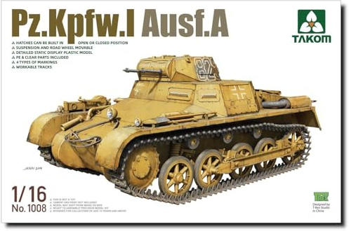 TAKOM TAK1008 Pz.Kpfw.I AUSF.A 1:16