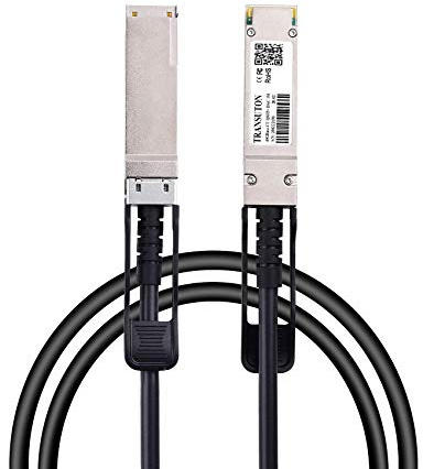 40G QSFP+ DAC - Cavo passivo 40GBASE-CR4 attacco diretto passivo in rame Twinax QSFP+ per Mellanox MC2206130-002, 40Gb/s QSFP a QSFP - Cavo InfiniBand in fibra ottica, 2 metri (2 m)