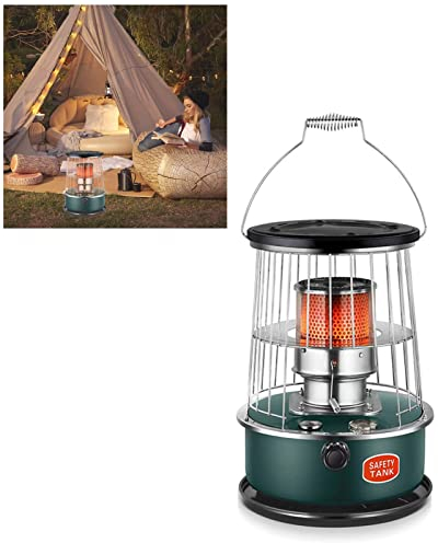 Petroleumofen Petroleumheizung für Innenräume,6L Tragbarer Petroleum Heizung Petroliumheizer für Camping Zeltheizung Kochen,Ohne Strom Petroleumheizung Heizer Effizienter Petroleumofen