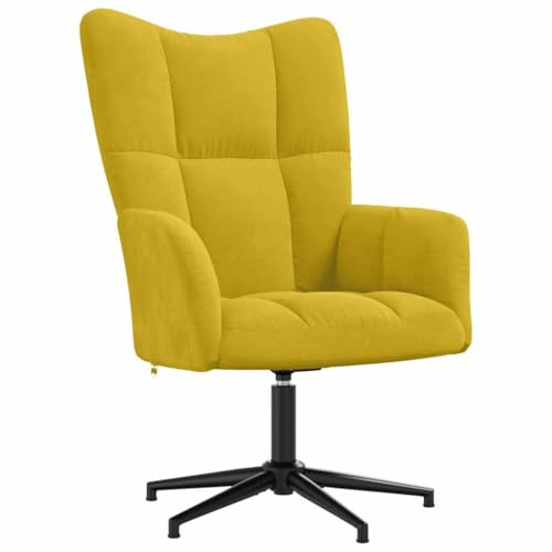 vidaXL Relaxsessel Senfgelb Samt