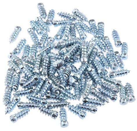 Tiuimk 100Pieces Alluminio Auto Pneumatici Auto Ruota Vite Stud Pneumatico Anti-scivolo Accessorio