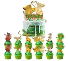 König der Löwen Party Deko mit Garde der Löwen - Kindergeburtstag Kuchen und Torten - Lion Guard