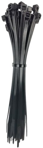 OutdoorFix, fascette stringicavo 200 x 4,6 mm, 50 pezzi, grigio antracite, resistente alle intemperie, ai raggi UV