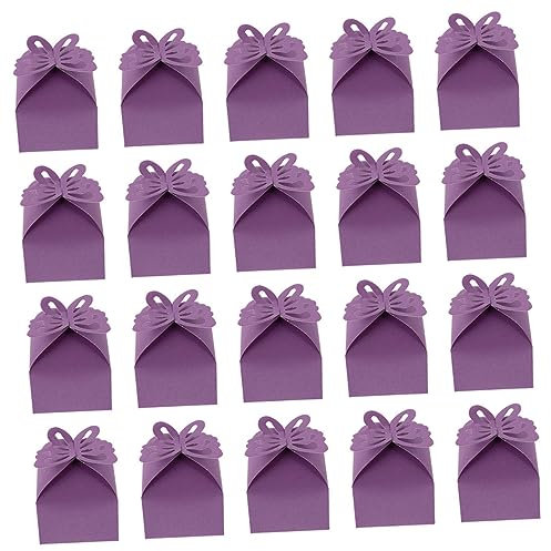 GARVALON 25stücke Hochwertige Schmetterling Papier Süßigkeiten Verpackungsboxen Für Hochzeiten Partys Und -feiern Für Geschenkverpackungen Und Snacks